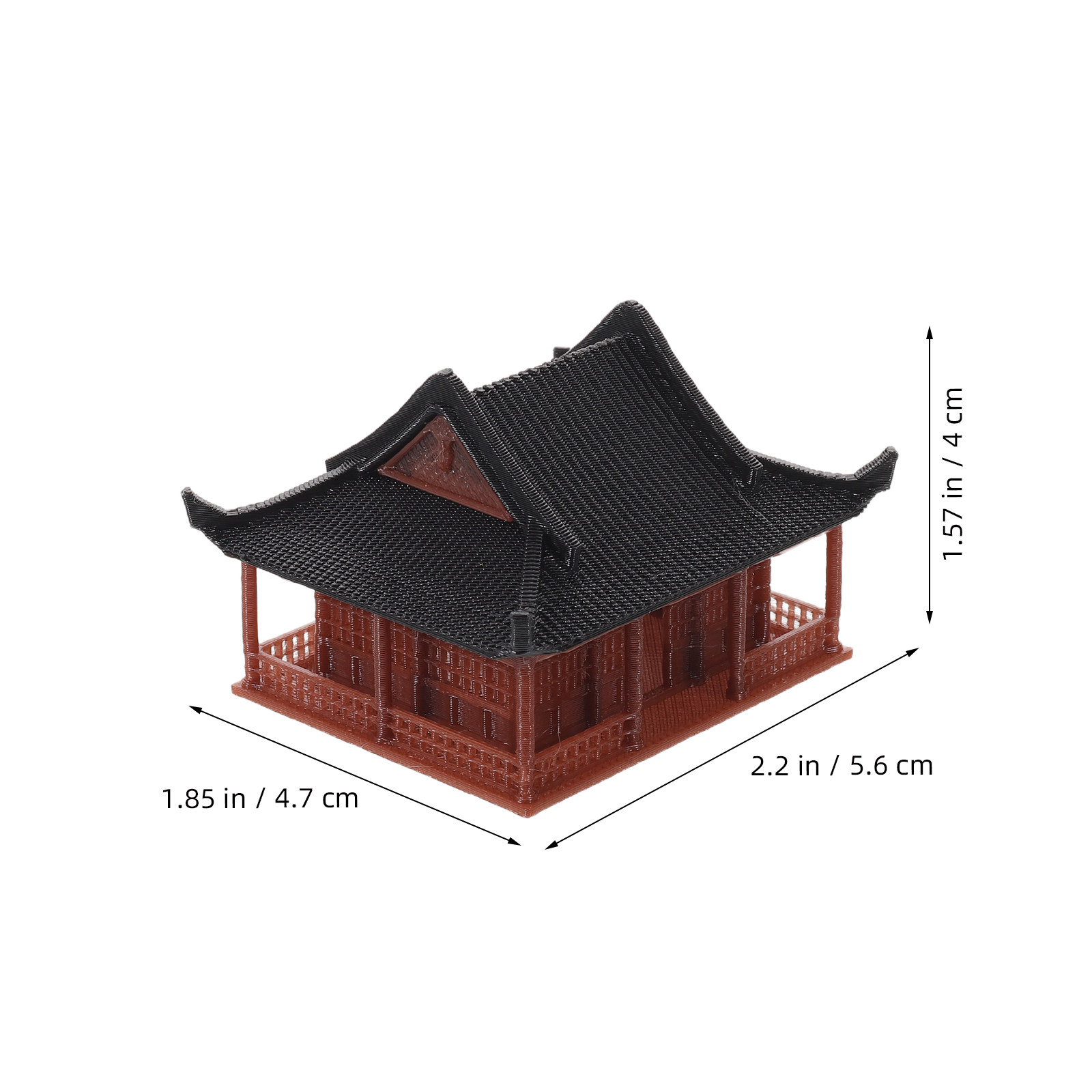 Mini Pavilion Statue Layered D - Bonsai Garden Landscape Design ulasan dan harga