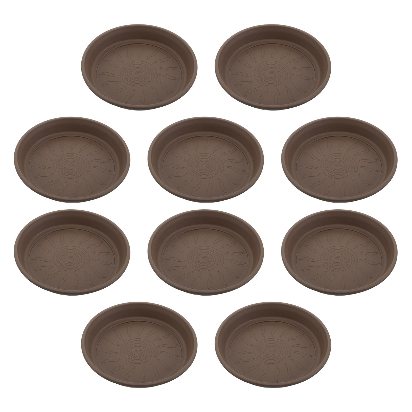 10Pcs Round Plant Saucers Resi - Drip Tray Saucer ulasan dan harga