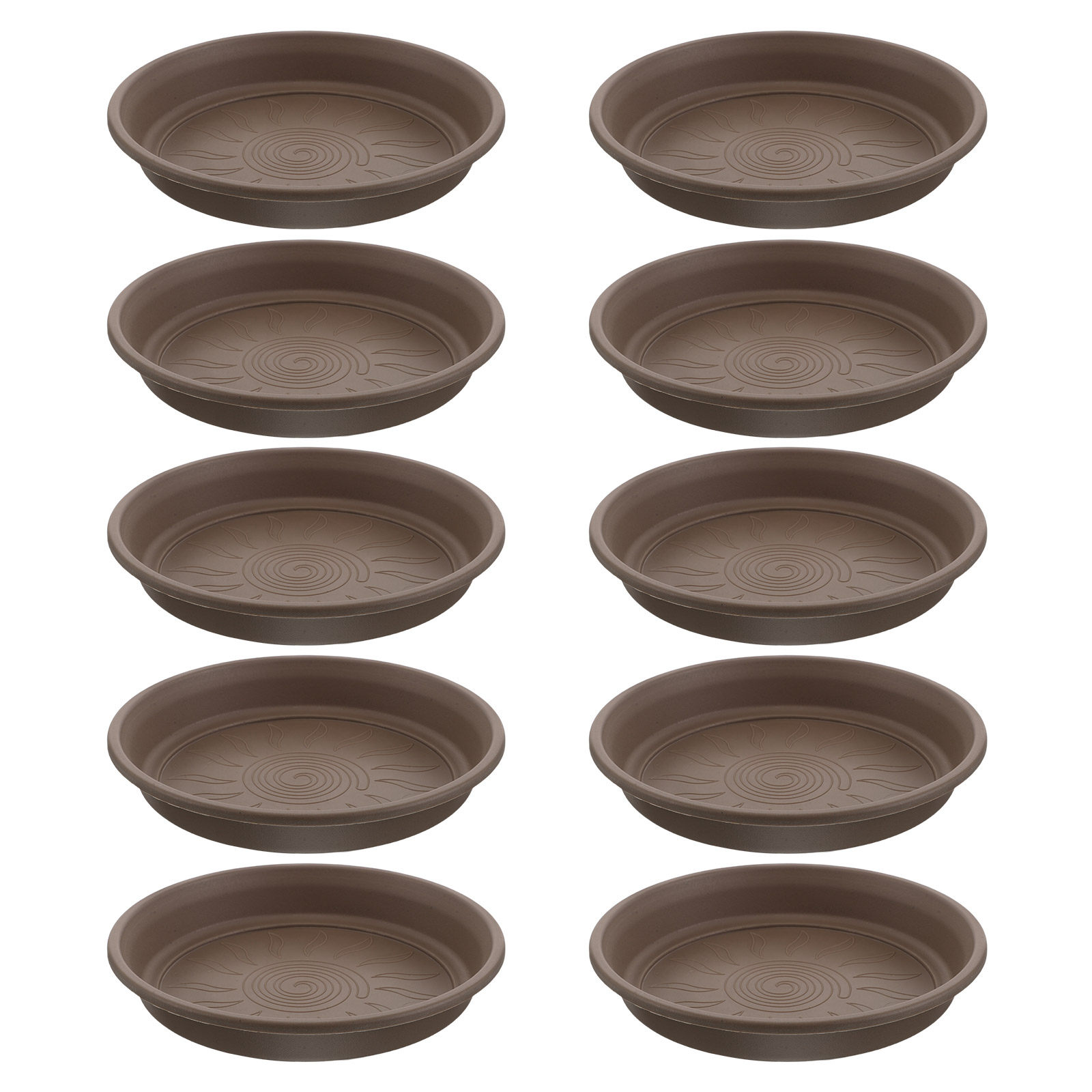 10Pcs Round Plant Saucers Resi - Drip Tray Saucer ulasan dan harga