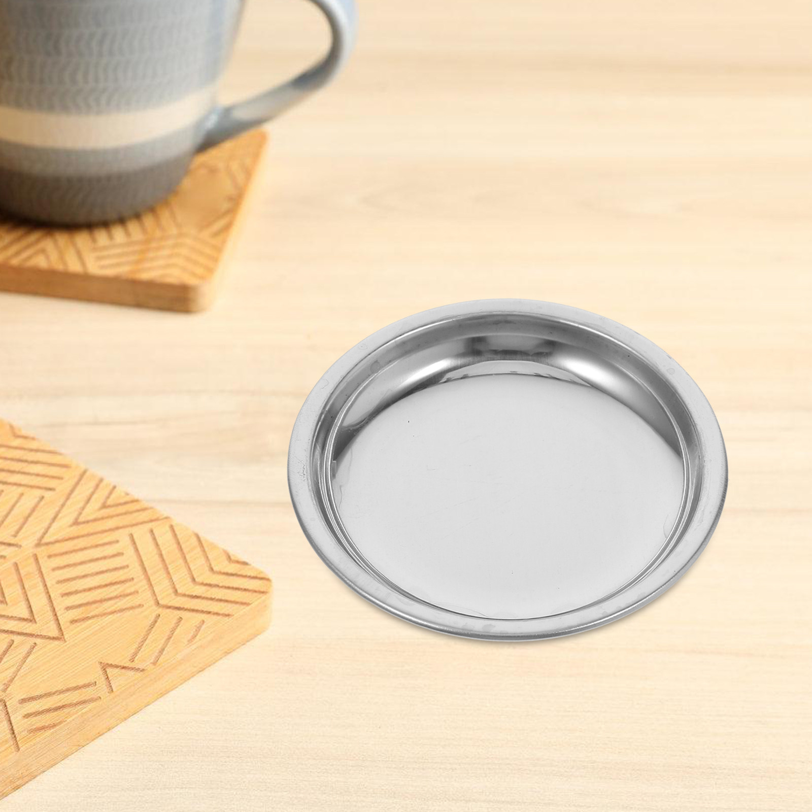 6Pcs Stainless Steel Tea Bag S - Drip Tray Saucer ulasan dan harga