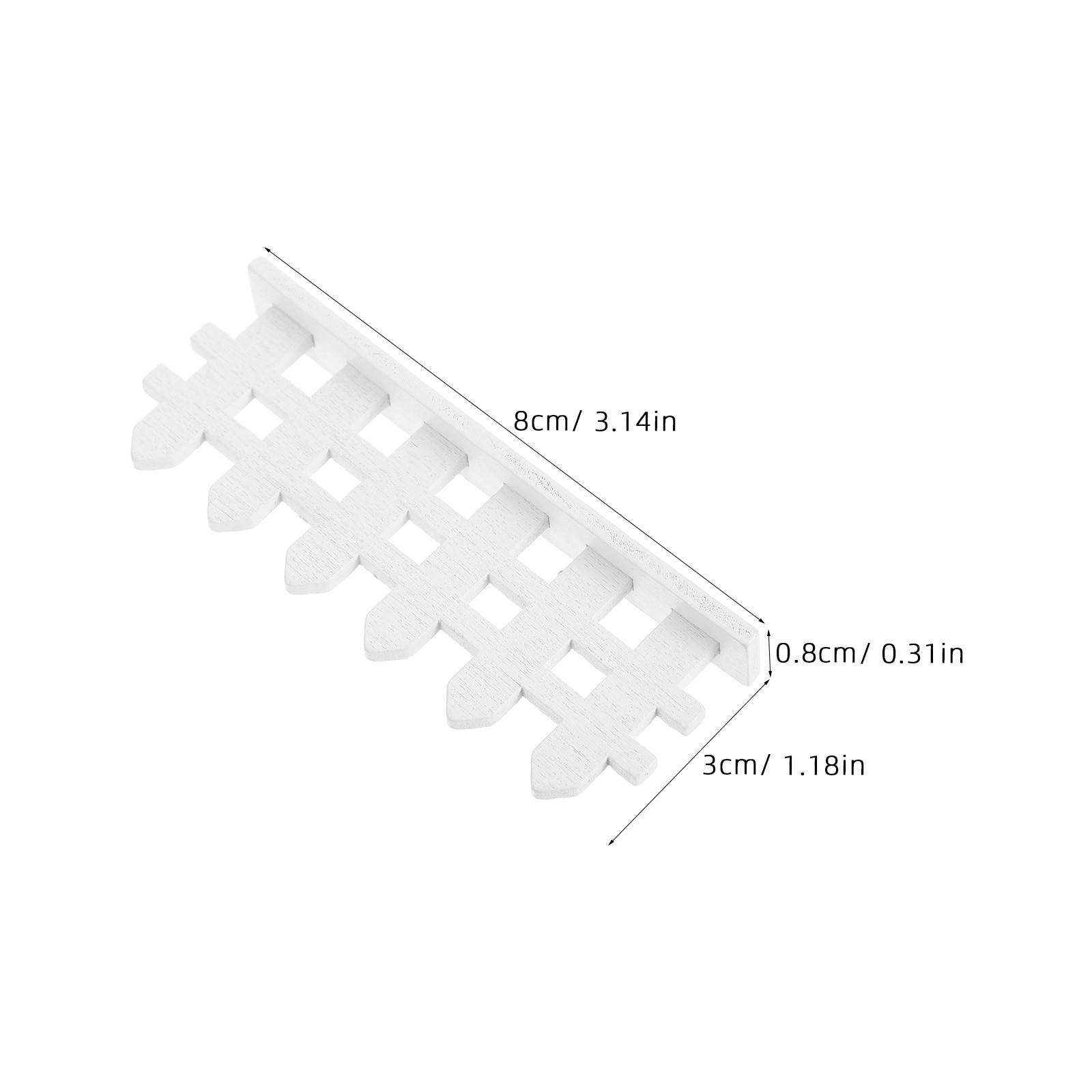 12Pcs Miniature Wooden Fence W - Bonsai Garden Landscape Design ulasan dan harga