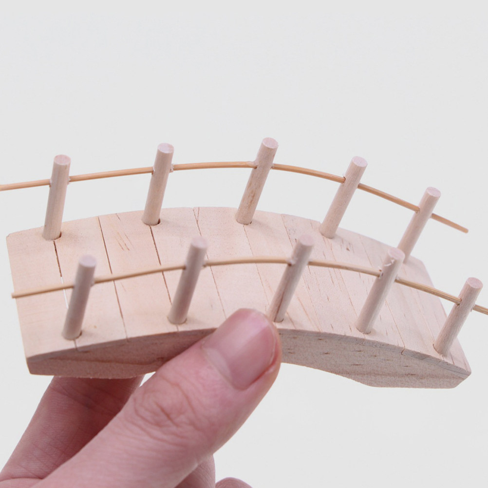 2Pcs Mini Wooden Arch Bridge V - Bonsai Garden Landscape Design ulasan dan harga