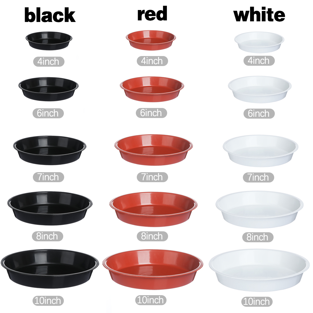 3Pcs Garden Round Flower Pot D - Drip Tray Saucer ulasan dan harga
